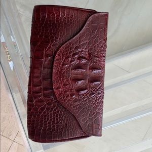 VEARI Authentic Genuine Crocodile Skin Purse